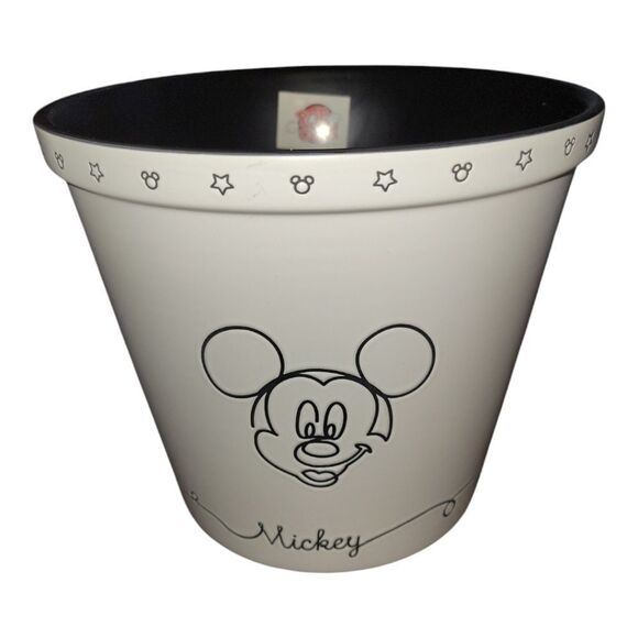 Disney Mickey & Minnie Mouse Large Ceramic Popcorn Halloween Candy Bowl Planter - Picture 1 of 6